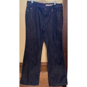 DKNY Womens East Village Jeans Dark Wash Size 14 Bootcut Ladies Jeans-Nice!
